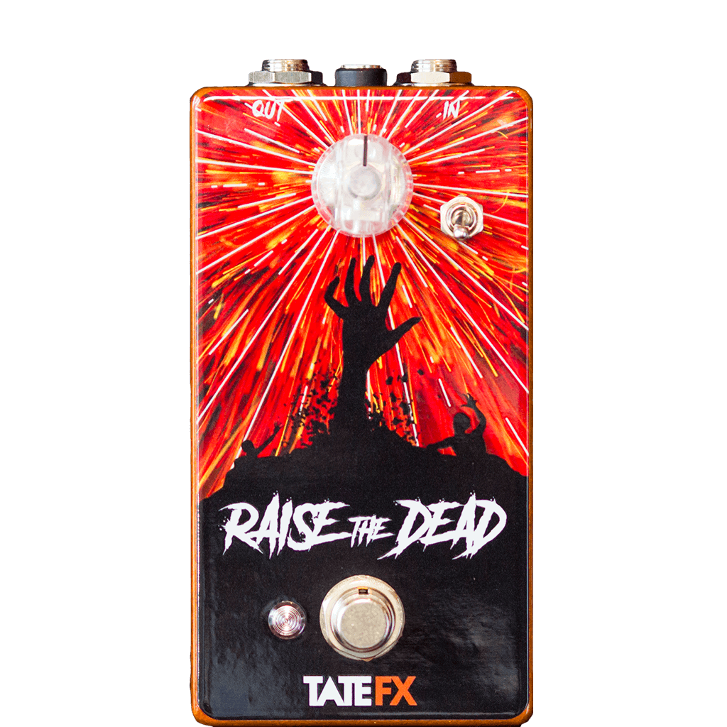TATE FX Raise The Dead BGP Limited Edition Front Transparent 1024 | Boost Guitar Pedals
