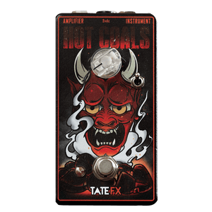 Tate FX Hot Coals Germanium Rangemaster Transparent Front | Boost Guitar Pedals